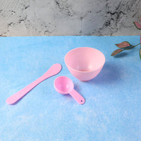Facial mask mixing bowl set with spatula and measuring spoon for skincare