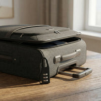 3-digit combination travel lock securing luggage zipper