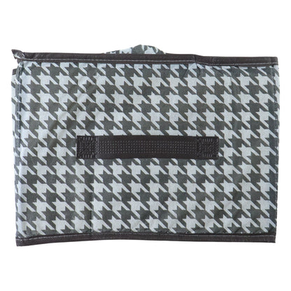 Sturdy fabric storage bin with side handle for home organization