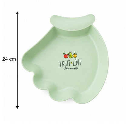 Colorful plastic tray for kids food serving