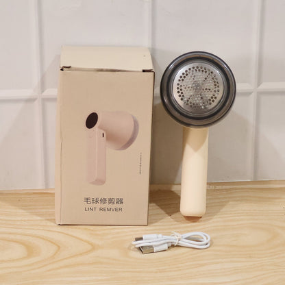 Packaging box for fabric shaver