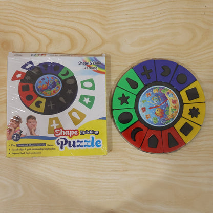 Kids gift – shape matching puzzle toy with clock