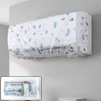 AC Dust Cover, Waterproof Folding Split AC Protector | Velvet Wheels front view for fresh air comfort