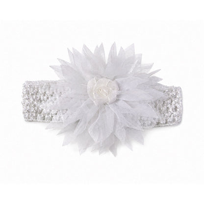 Lightweight floral headband suitable for newborns and toddlers