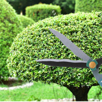 Ergonomic Indo Glow garden scissor with soft-grip handle for comfortable pruning.