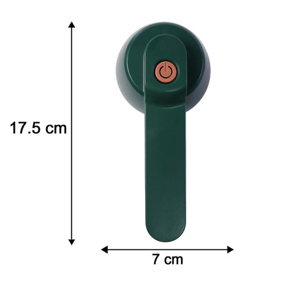 Lightweight handheld electric lint remover for travel and home