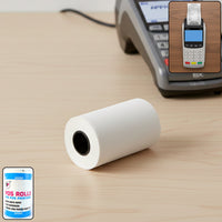 Thermal label roll designed for POS machine printing