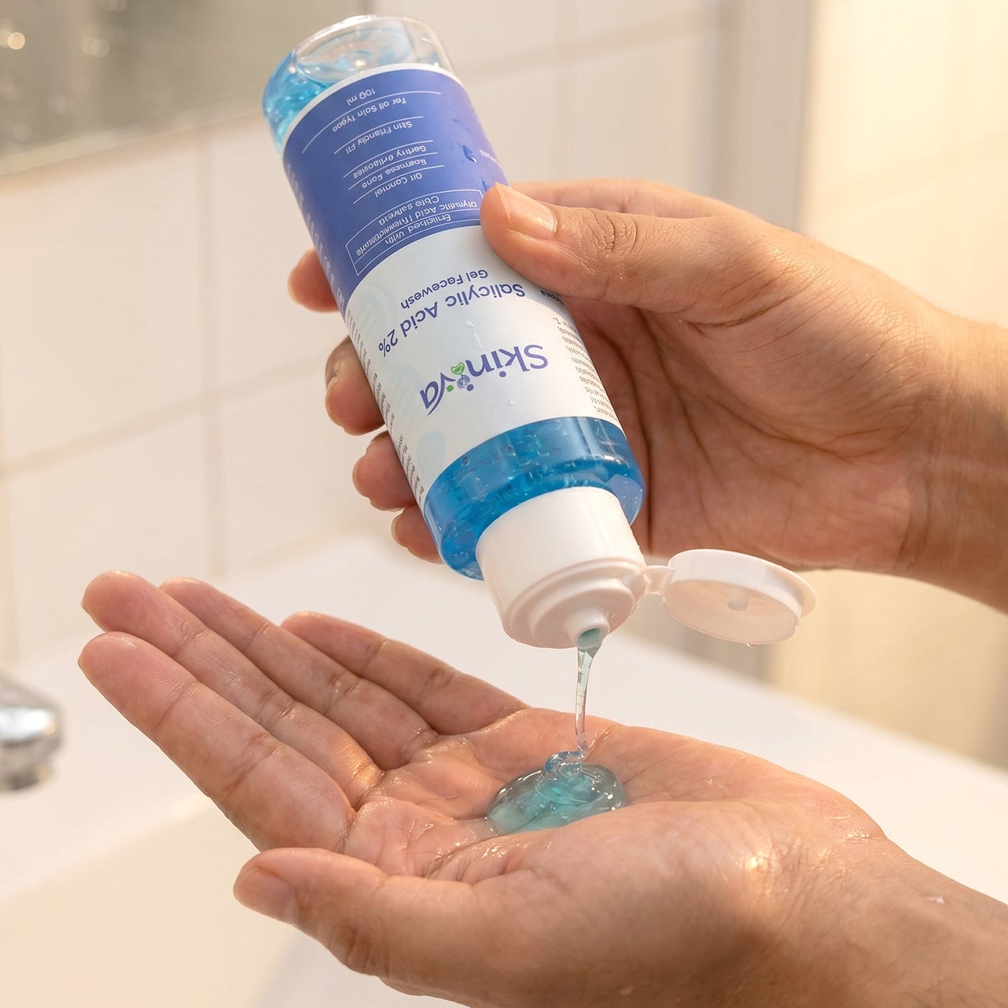 skin purifying face wash acne treatment gel