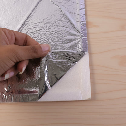 Soft pink padded wall insulation panel home improvement